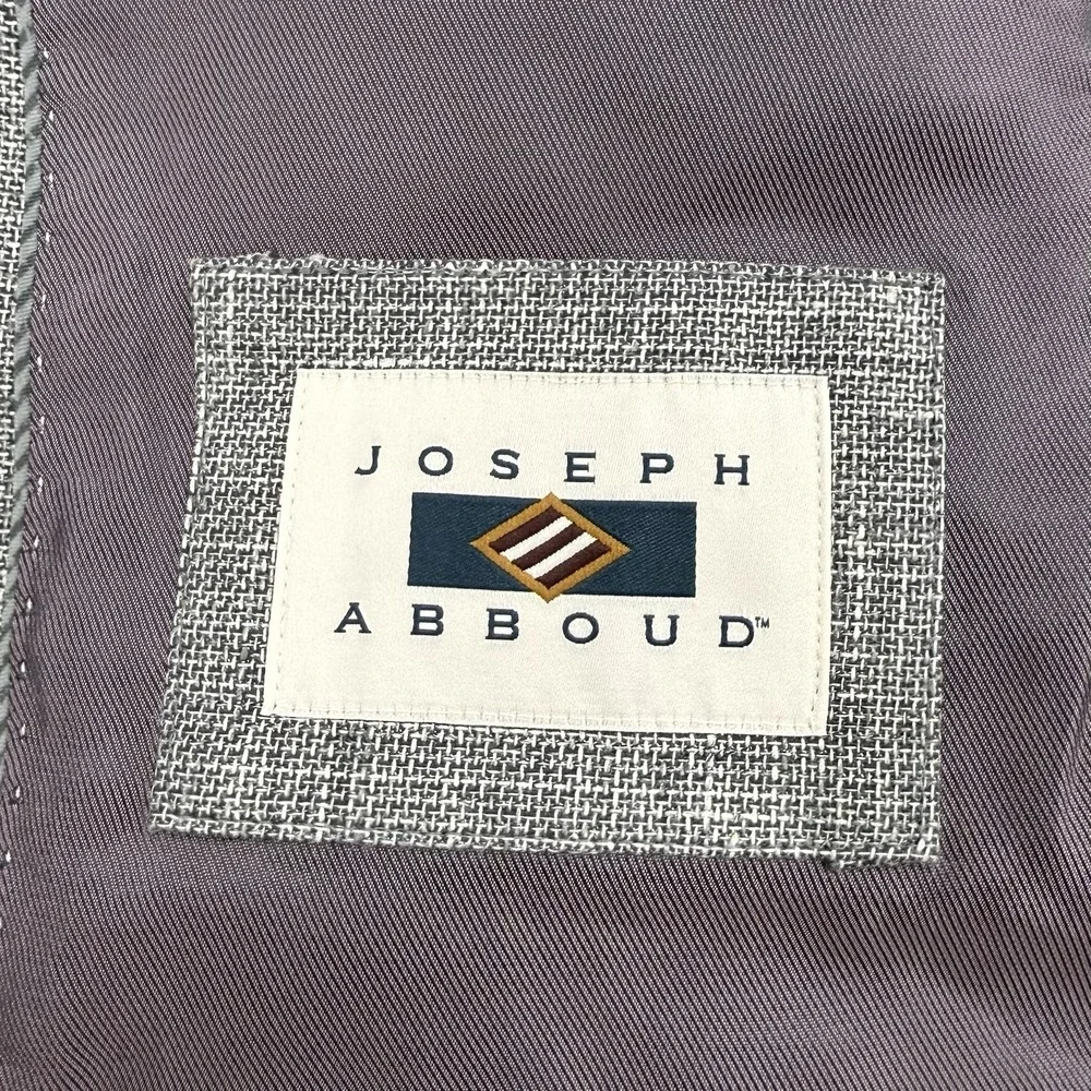 Joseph Abboud Guabello Blazer Men 44S Wool Linen 1/2 Lined Unstructured Heritage